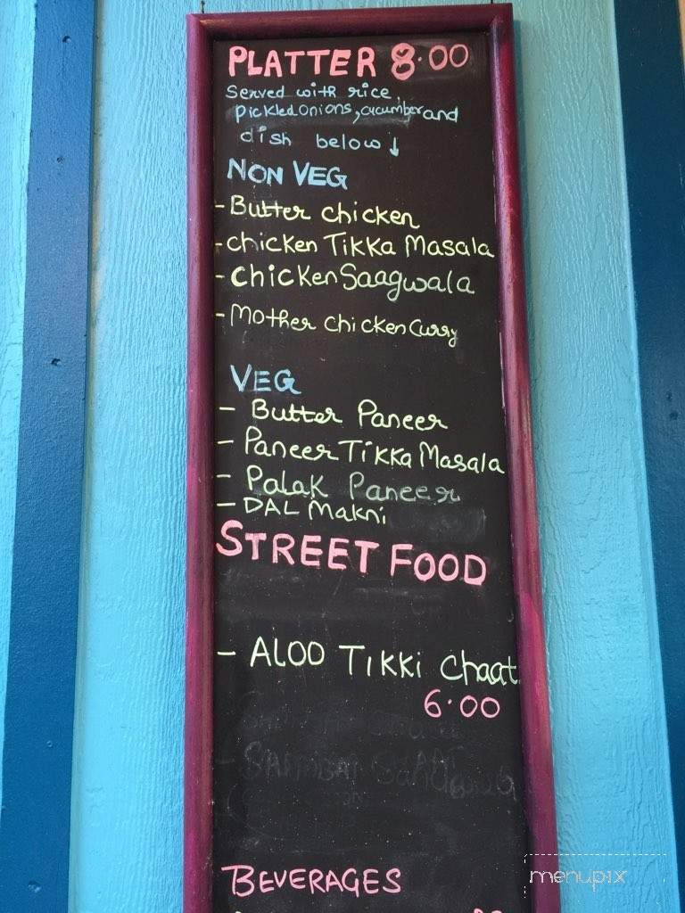 Tuk Tuk Indian Street Food - Portland, OR menu_pic
