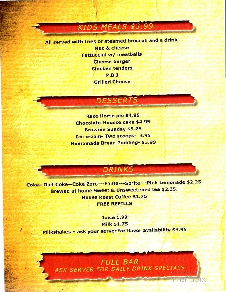 TWO BROTHERS BAR & GRILL - Lawrenceburg, KY menu_pic