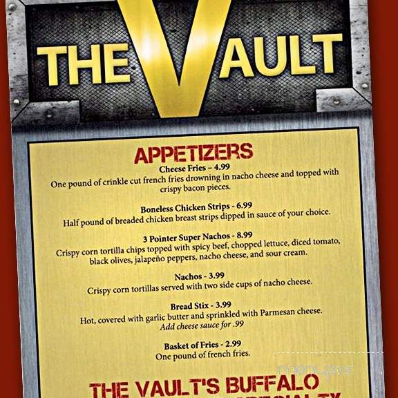 Vault 329 - Evansville, IN menu_pic