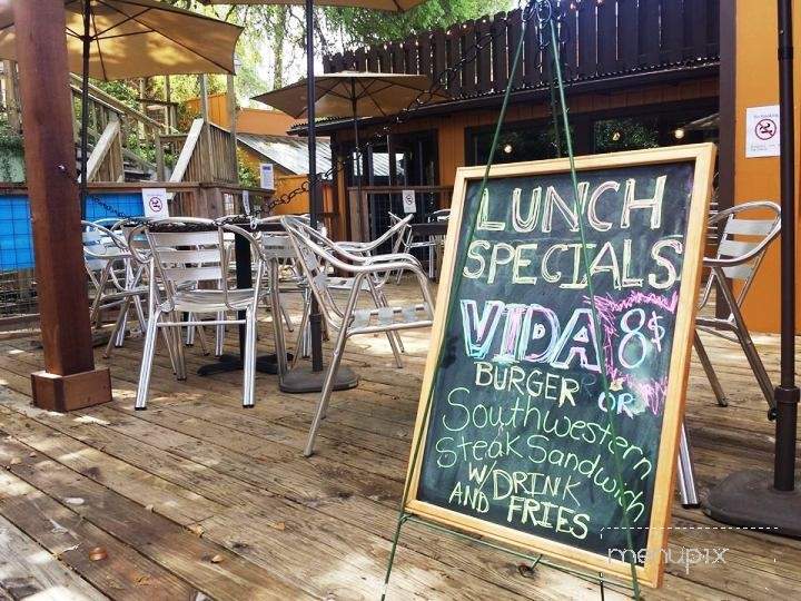 VIDA Restaurant - Bar - Lounge - San Antonio, TX menu_pic