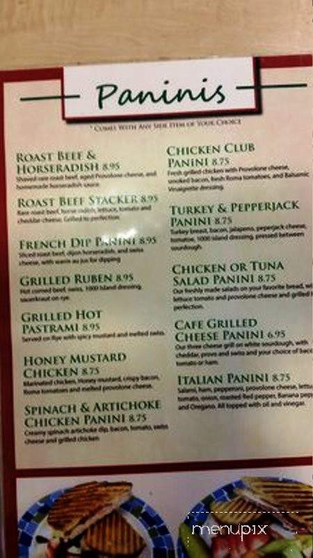 Wade Park Cafe - Raleigh, NC menu_pic