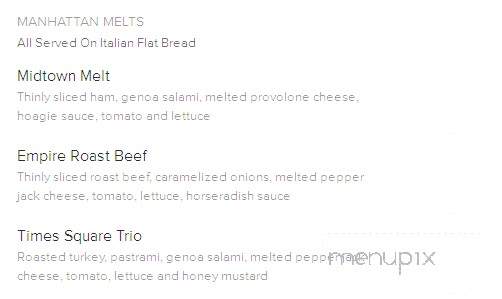 Wall Street Deli - Salt Lake City, UT menu_pic