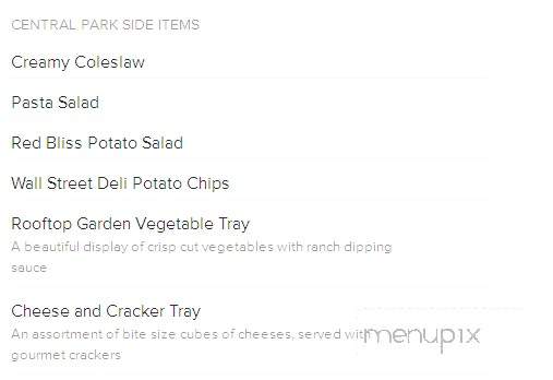 Wall Street Deli - Salt Lake City, UT menu_pic