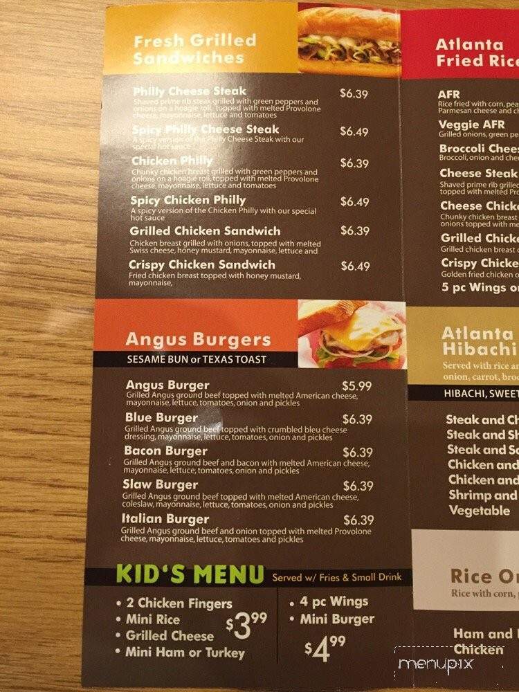 Wings n Philly Bistro - Lawrenceville, GA menu_pic