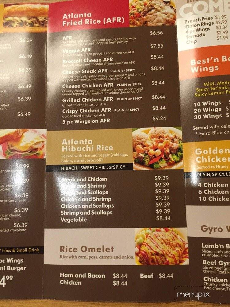 Wings n Philly Bistro - Lawrenceville, GA menu_pic