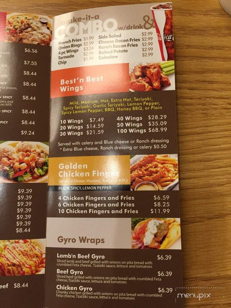 Wings n Philly Bistro - Lawrenceville, GA menu_pic