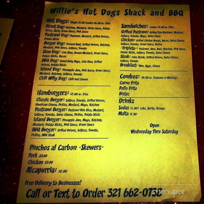 Winter Park Beer Company - Orlando, FL menu_pic
