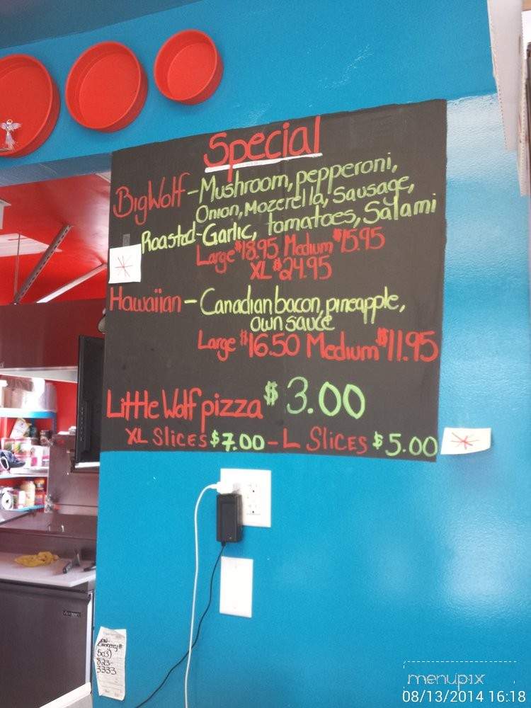 Wolves Pizza Kitchen - Portland, OR menu_pic