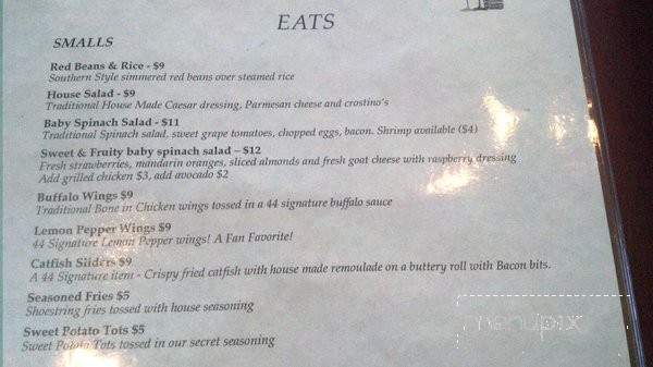 44 Restaurant & Bar - Berkeley, CA menu_pic