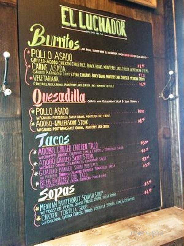 El Luchador - New York, NY menu_pic