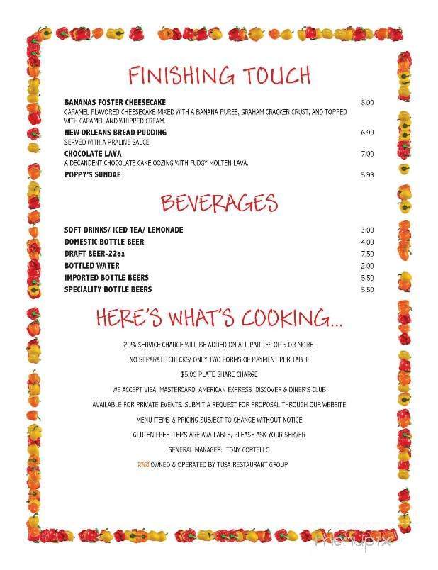 New Orleans Creole Cookery - New Orleans, LA menu_pic