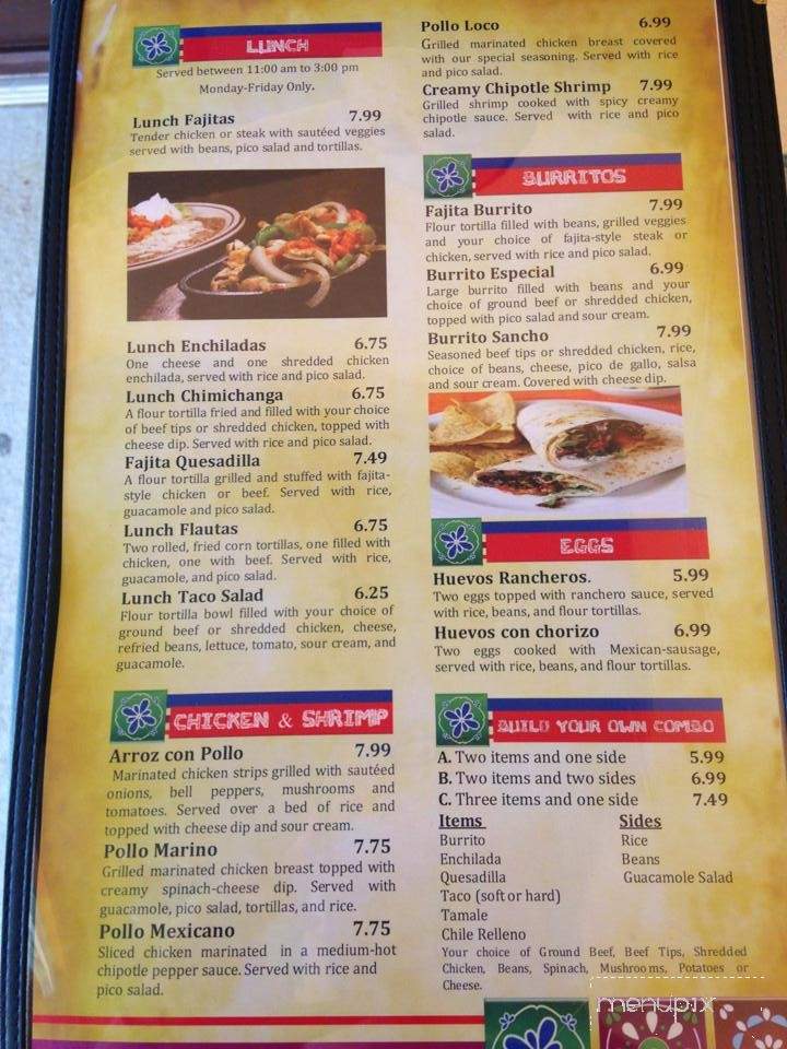 Casa Don Lupe - Greensboro, NC menu_pic