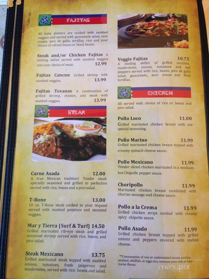 Casa Don Lupe - Greensboro, NC menu_pic