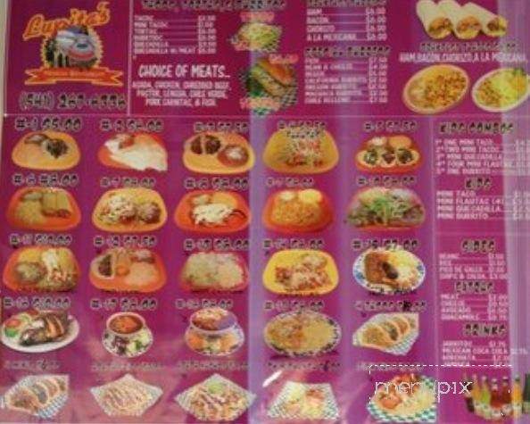 Lupita's Mexican Restaurants - Coos Bay, OR menu_pic