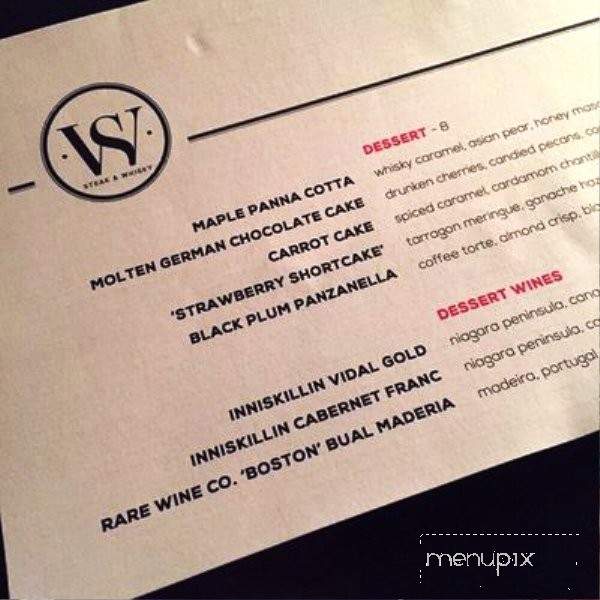Steak & Whisky - Hermosa Beach, CA menu_pic