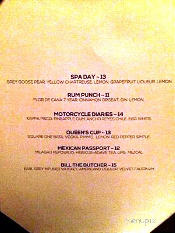 Steak & Whisky - Hermosa Beach, CA menu_pic