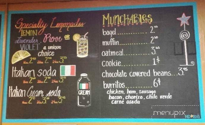 Cool Beans Coffee & Ice Cream - Elko, NV menu_pic
