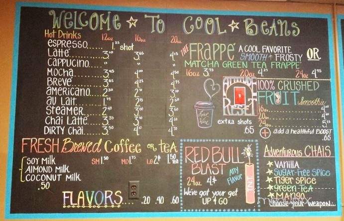 Cool Beans Coffee & Ice Cream - Elko, NV menu_pic