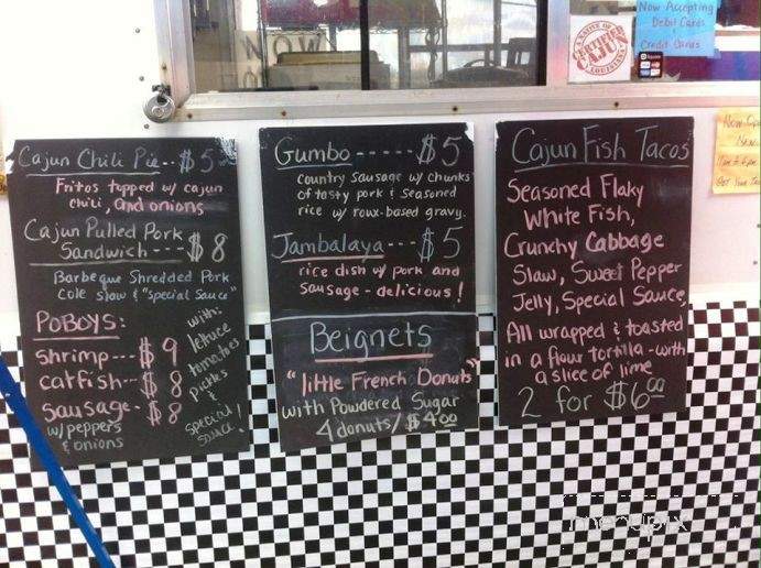 Guilbeau's Cajun Kitchen - Morristown, TN menu_pic