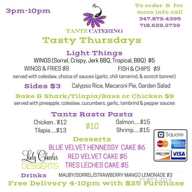 Lady Charles Desserts - Brooklyn, NY menu_pic