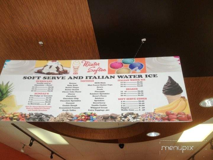 Mister Softee Ice Cream - Key West, FL menu_pic