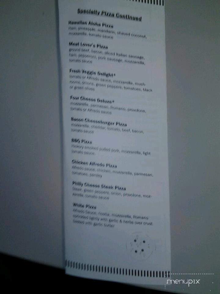 Pizza Italiano - Chattanooga Valley, GA menu_pic