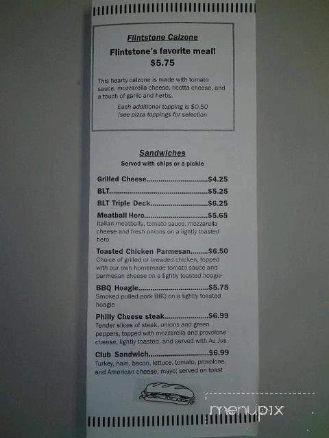Pizza Italiano - Chattanooga Valley, GA menu_pic