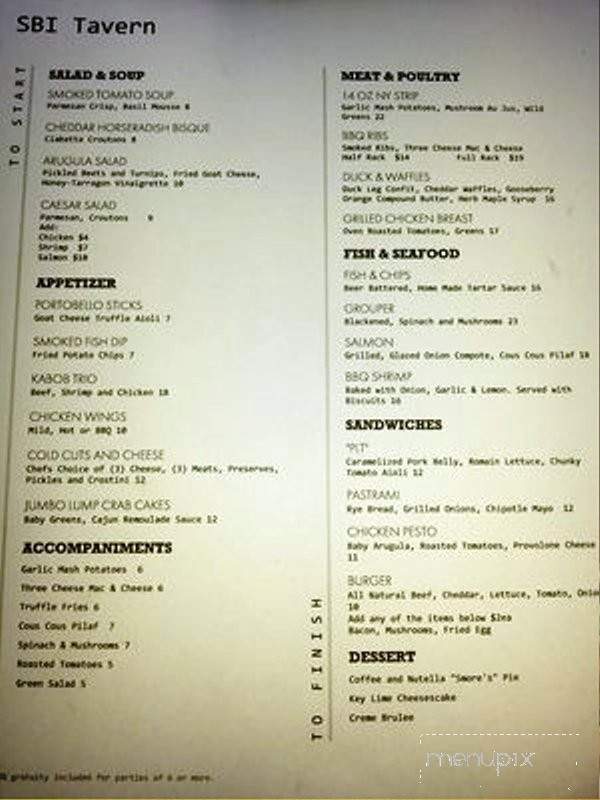 Preservation - Sunny Isles Beach, FL menu_pic