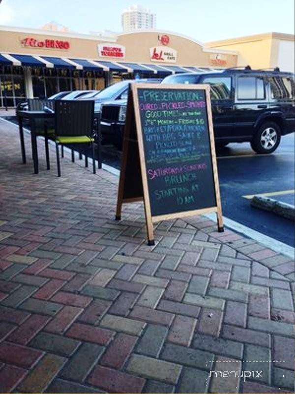 Preservation - Sunny Isles Beach, FL menu_pic