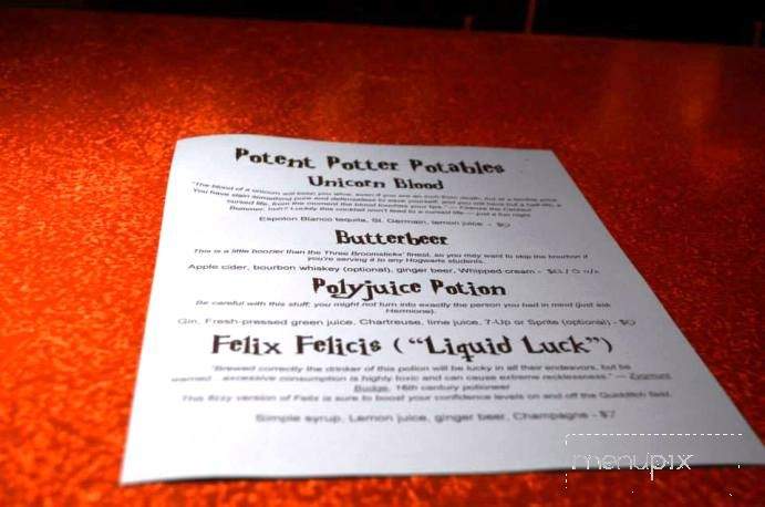 PULP - Asheville, NC menu_pic