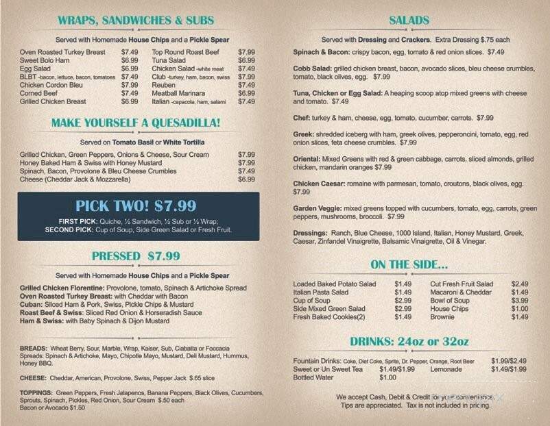 Simply Lunch - Clermont, FL menu_pic