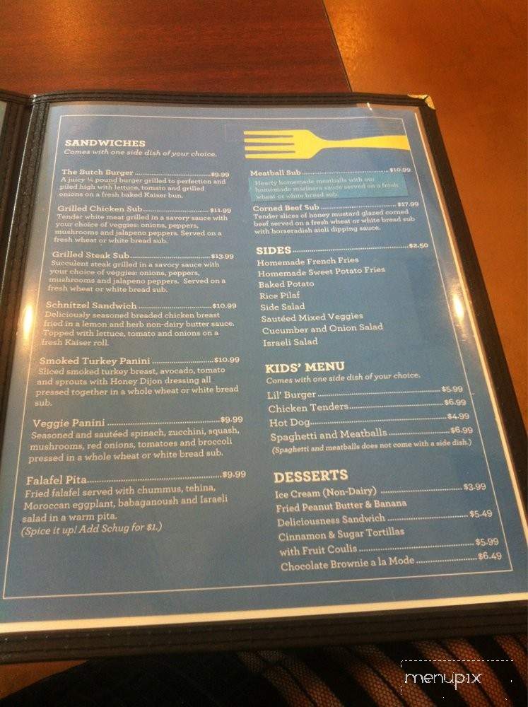 Table 613 - Memphis, TN menu_pic