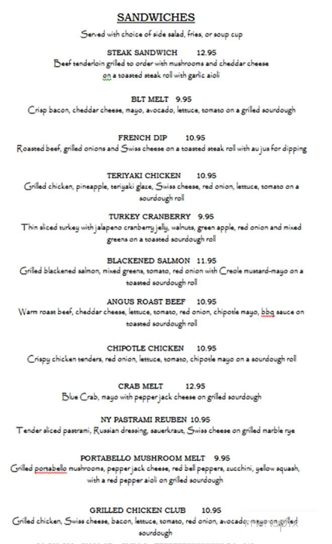 Torino's Italian Ristorante - Placerville, CA menu_pic