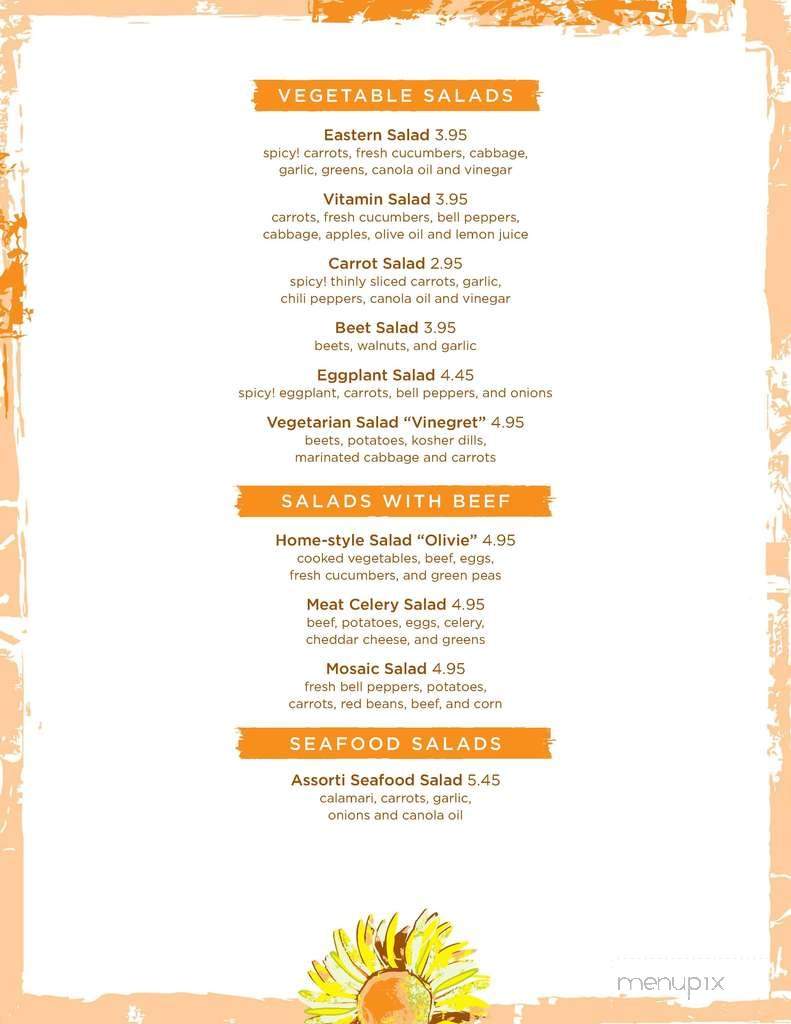 Cafe Assorti - Arlington, VA menu_pic