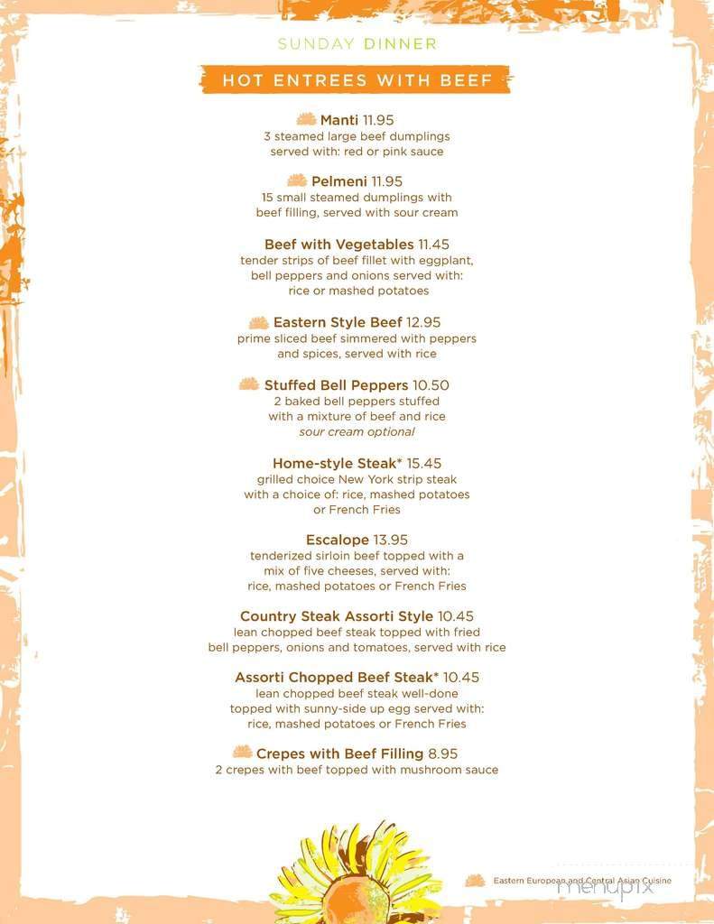 Cafe Assorti - Arlington, VA menu_pic