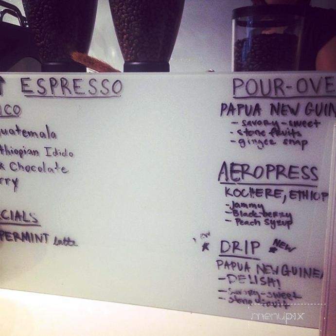 Little Owl Coffee - Denver, CO menu_pic