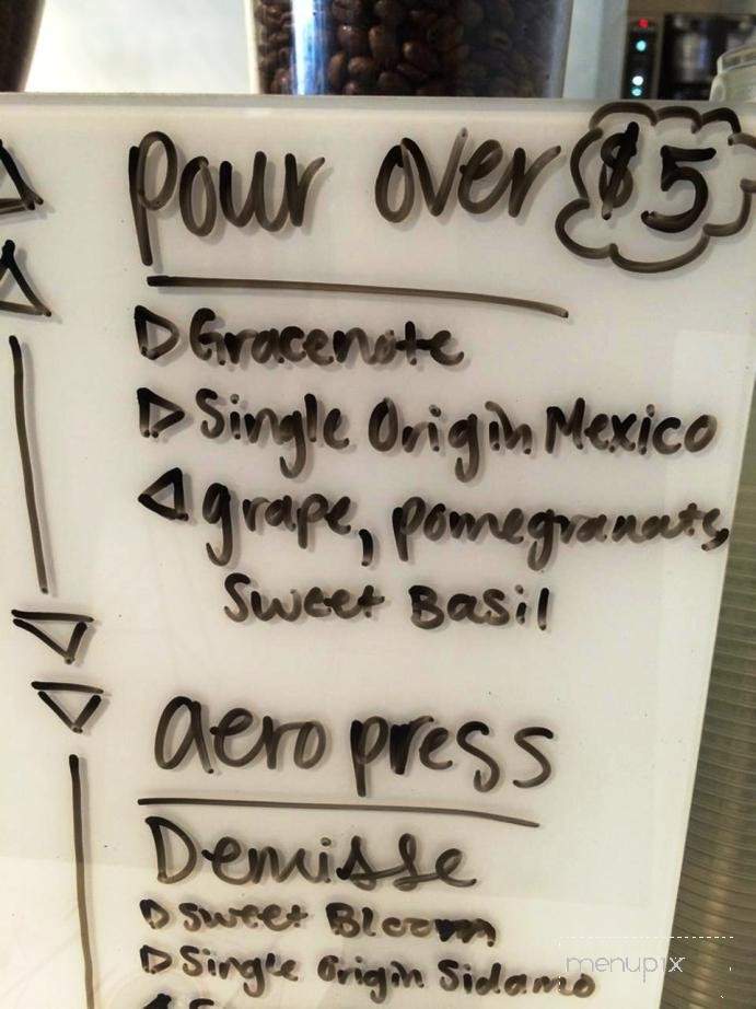 Little Owl Coffee - Denver, CO menu_pic