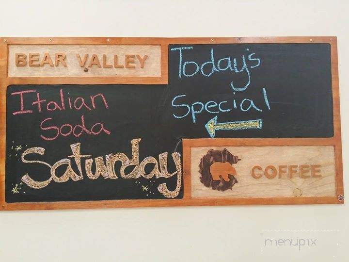 Bear Valley Coffee - Denver, CO menu_pic