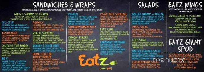 Eatz Cafe and Grill - Houston, TX menu_pic