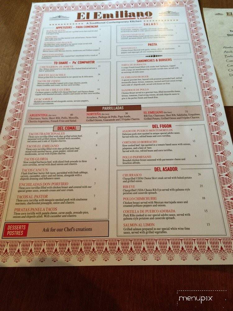 /380276266/El-Emiliano-Asador-Menu-Houston-TX - Houston, TX