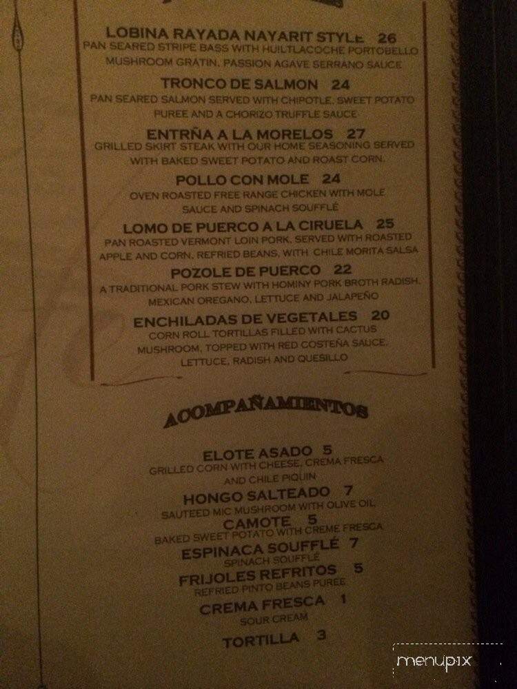 Epazote - New York, NY menu_pic
