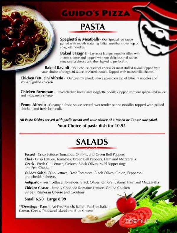 Guido's Pizza - Prescott Valley, AZ menu_pic