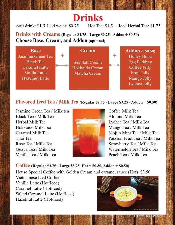 Hanoi Pearl - Garden Grove, CA menu_pic