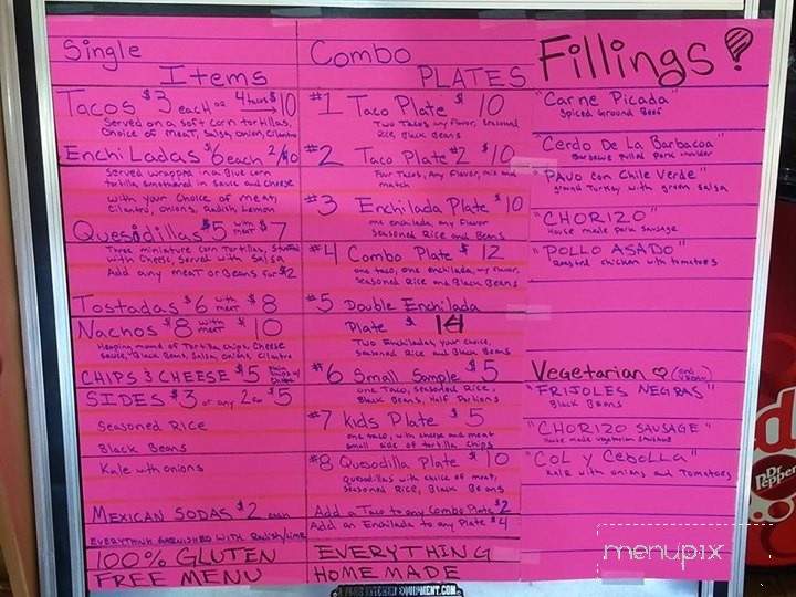 Main Street Tacos - Bristol, VT menu_pic