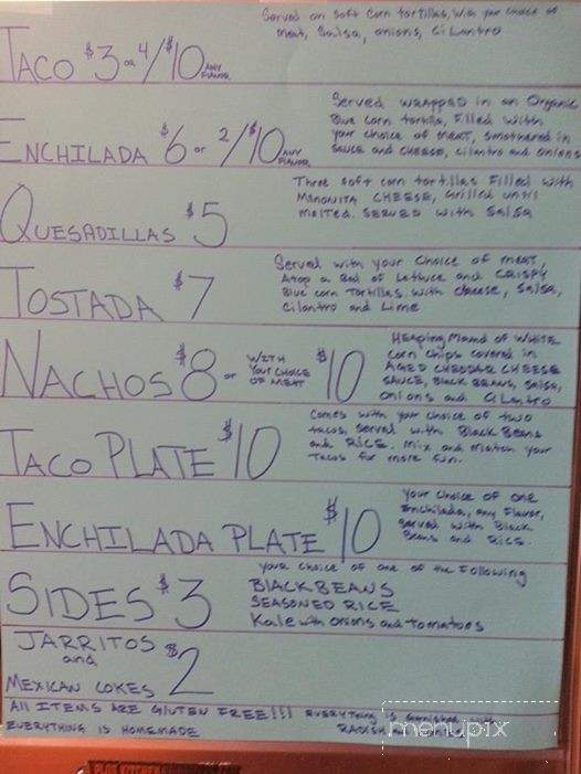 Main Street Tacos - Bristol, VT menu_pic