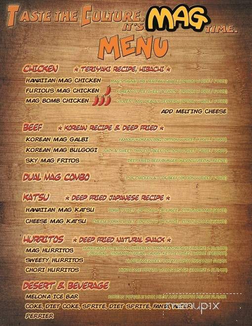 Miamigoz - Miami, FL menu_pic