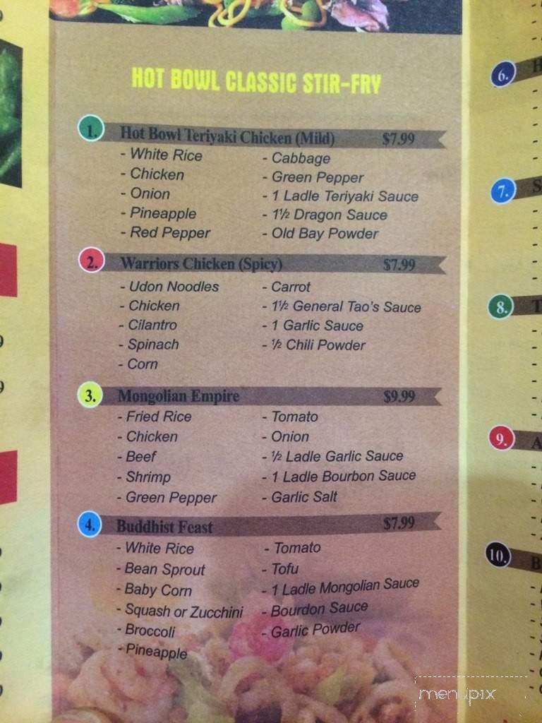 Mongolian Grill - Clinton, MS menu_pic
