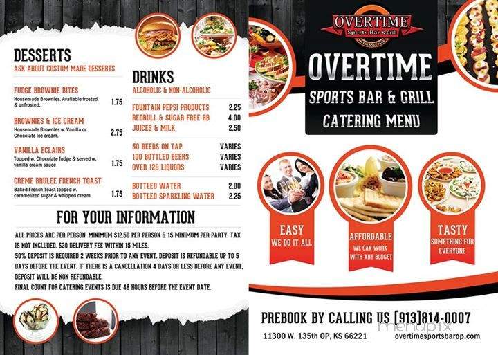 /380222279/Overtime-Sports-Bar-and-Grill-Overland-Park-KS - Overland Park, KS