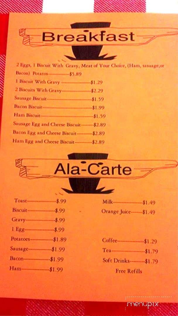 The Hawg Pen BBQ - Van Buren, AR menu_pic