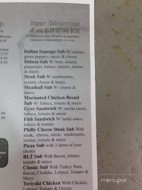 Nick's Pizza - Akron, OH menu_pic